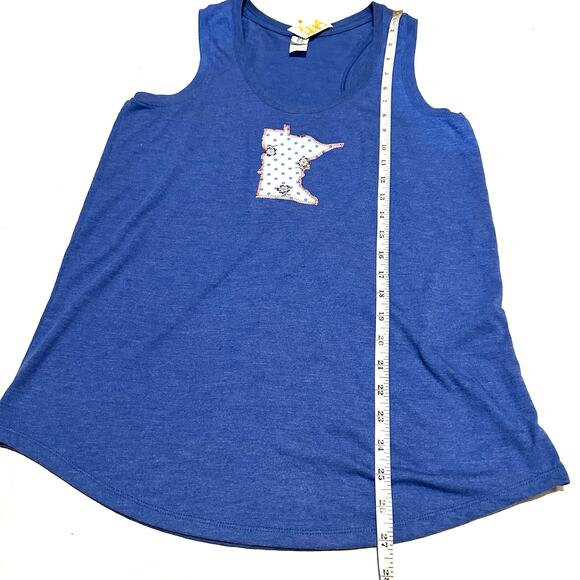 NWT District Made Blue MN Minnesota Tank Top Women's M Medium - Picture 7 of 7